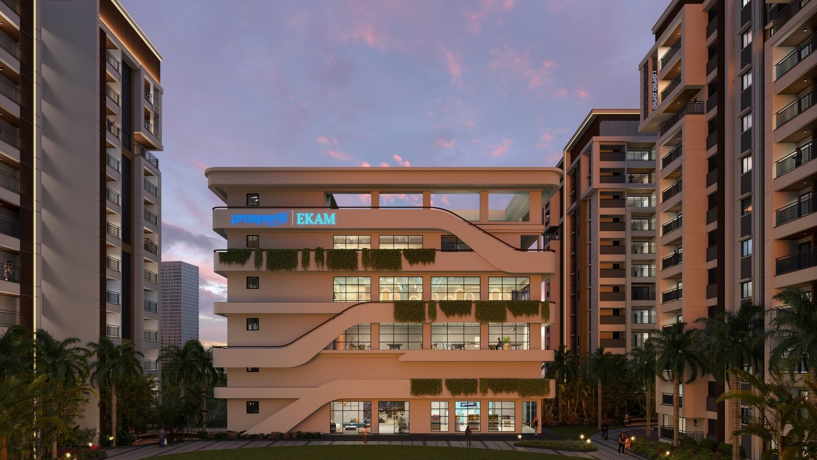 Clubhouse Front Elevation